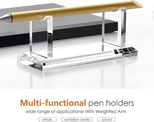 Miniatura 7 de SANRUI Soporte de acrílico para bolígrafo, soporte de exhibición para lápiz estilográfico, soporte para brochas de maquillaje, soporte para