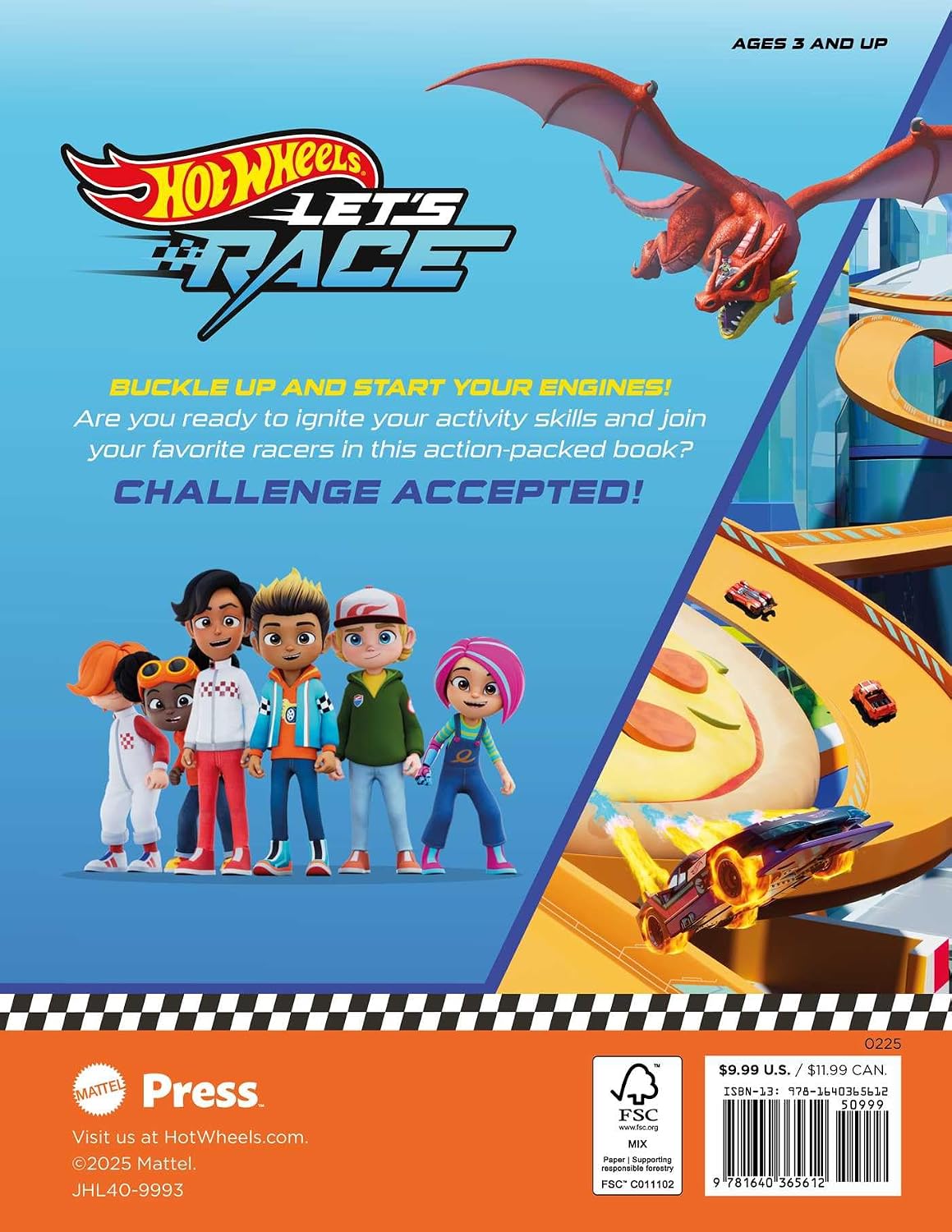 Hot Wheels Let's Race: Turbocharged Activity Book      Paperback – Sticker Book, June 3, 2025