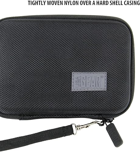 Miniatura 9 de USA Gear Funda para reproductor de MP3 compatible con Apple iPod Touch 7ª generación, 6ª generación, Walkman, Innioasis Y1, tarjeta de memoria, Negro