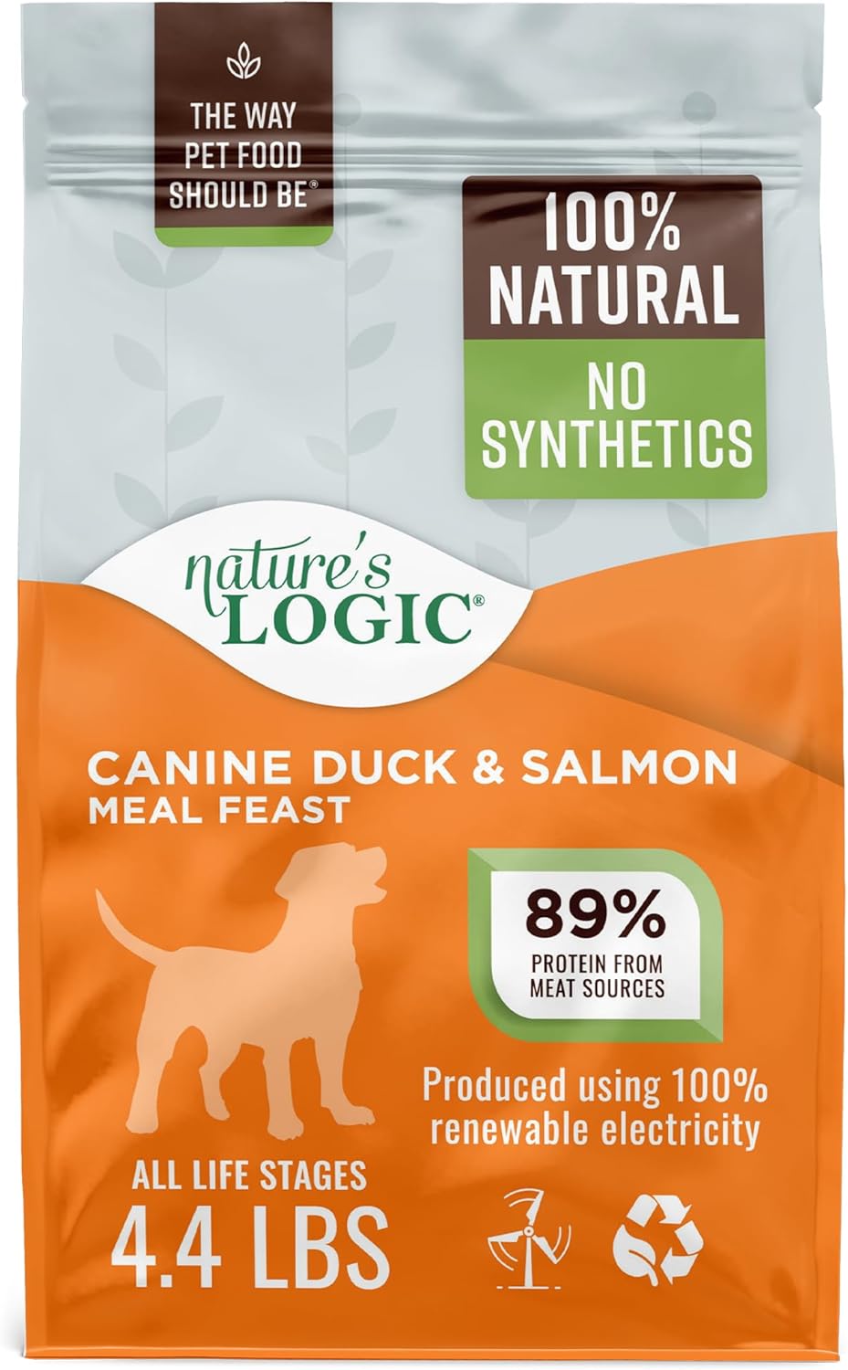 Nature's Logic Dry Dog Food - 100% Natural - No Synthetics - for All Ages, Sizes, Breeds - Free from Common Allergens, High Protein - Lamb Meal Feast, 25lbs