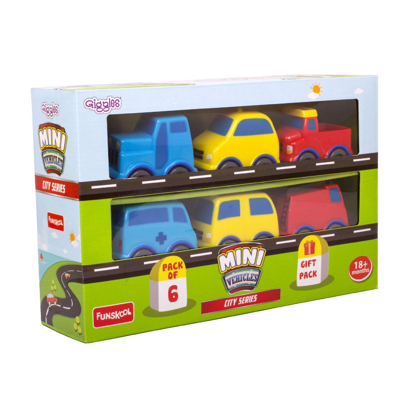 Funskool Giggles - Mini Vehicles City Series,Push and go Multicolor,Combo Pack,Gift Set, for 18 Months and Above. (B0B2RXR8R1) Amazon Price History, Amazon Price Tracker