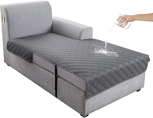 Miniatura 45 de Genina Funda de Sofá Impermeable, Lavable Antideslizante de 78 Pulgadas Fundas de Sofá con 3 Cojines, Fundas de Sofá Seccional para Mascotas