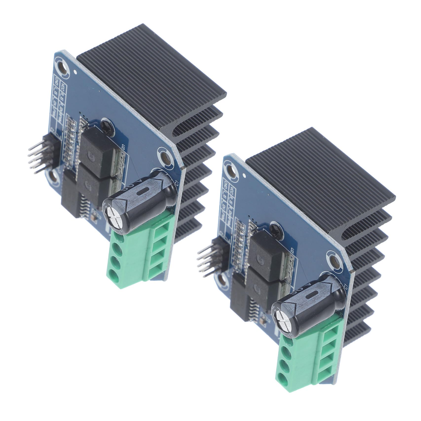 LALAFINA 2piezas Módulo de Accionamiento del Motor 43a Módulo Controlador del Motor Protección de Aislamiento 5v Indicador de Voltaje Control de Velocidad Pwm para Aplicaciones