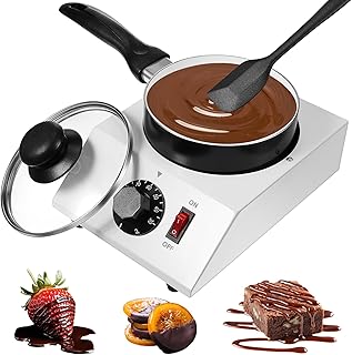 Sponsored Ad - ROCEEI 1 Set Chocolate Boiler Electric Heating Chocolate Melting Tempering Machine with 1 Silicone Spatula ...