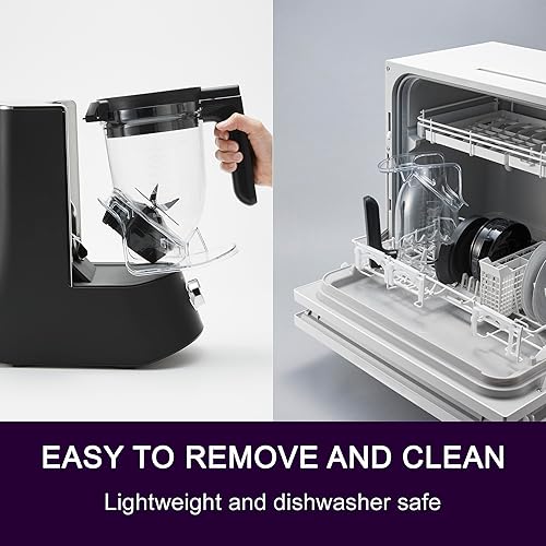 Miniatura 6 de Tiger Batidora de batidos, máquina japonesa para batidos, hielo triturado, batidos, sopas, purés, salsas, matcha con procesador de alimentos de hoja