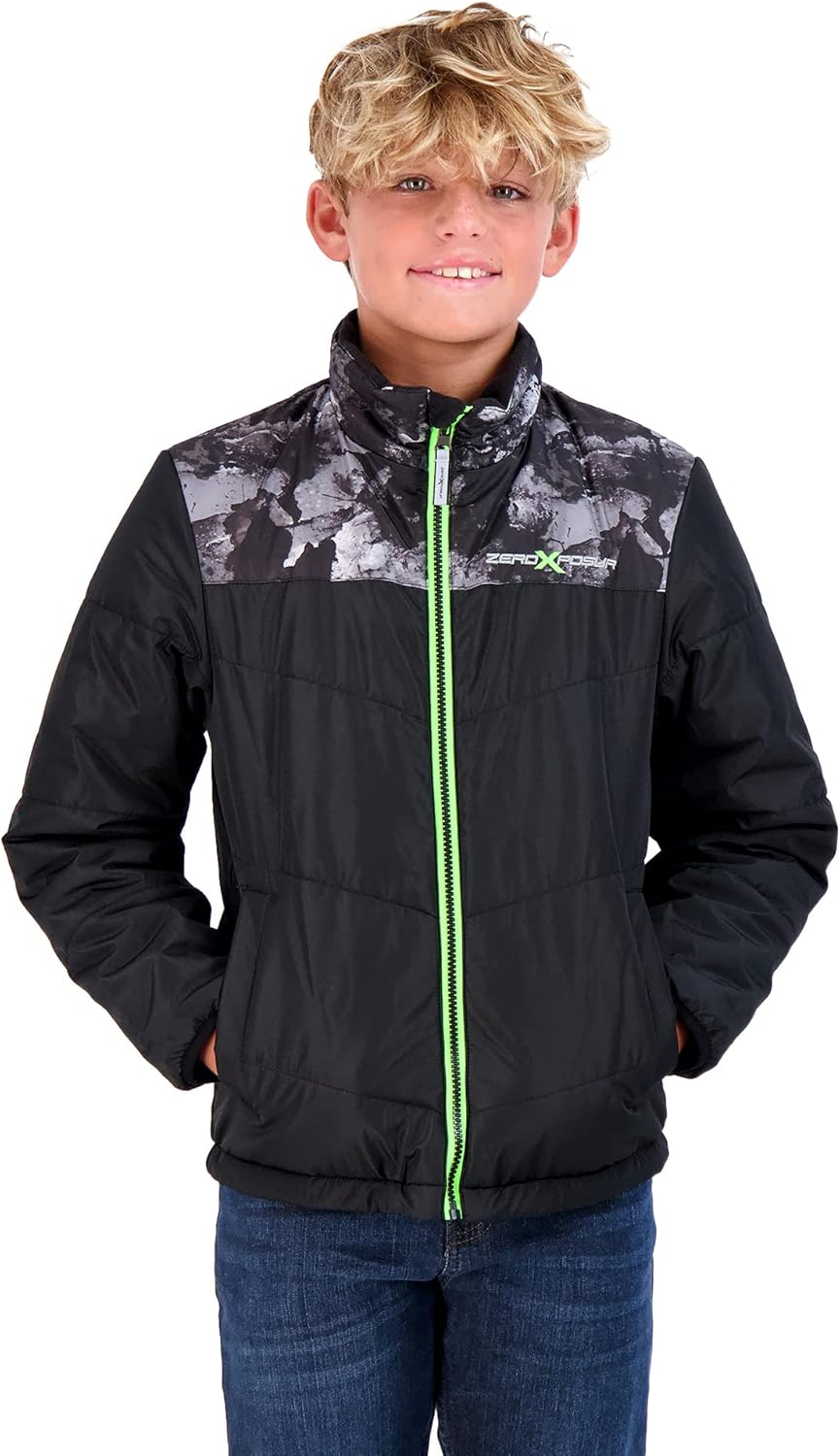 ZeroXposur Boys 3 in 1 Winter Jacket Fleece Lined Hooded Winter Boys Coat: Clothing, Shoes & Jewelry