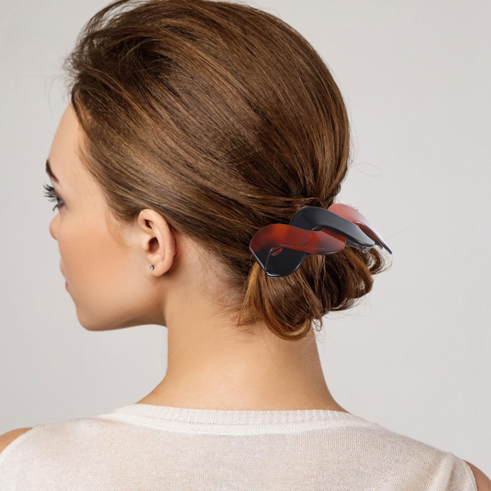 Healeved 10stücke Große Haarspangen Tragbare Friseur-clips Für Feines Haar Zum Halten Von Hochsteckfrisuren Und Ponytails Helles Schildpatt