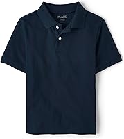 The Children's Place Boys' Uniform Short Sleeve Pique Polo