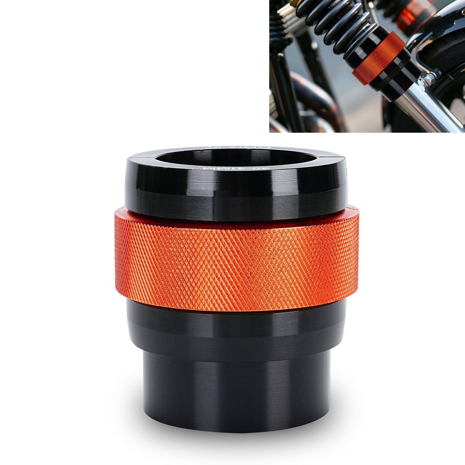 Outil Pilote Joint D'huile Fourche Moto - Clé En Aluminium CNC 40-41mm - Pour Remplacement Joint étanchéité
