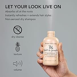 Bumble and bumble. Prt--powder Dry Shampoo Powder | Adds Volume, Texture + Absorbs Oil | Non-Aerosol | Wavy + Straight, 2 Ounce