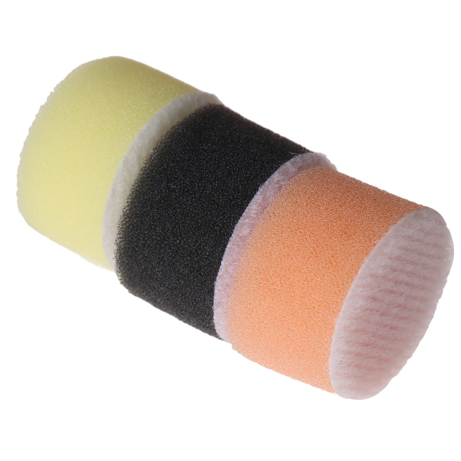 50Pcs 1inch 25mm Sponge Waxing Buffing Polishing Pad For Car Polisher M6 Polishing Pad Backer Plate For Rotary Tool,50 Pezzi Gialli