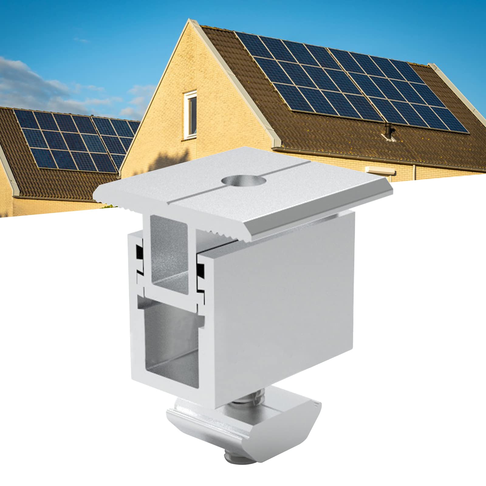 Pannello Solare Kit Di Montaggio Su Palo Per , Staffe Di Montaggio A Parete A Braccio Singolo, Supporto Per Pannelli Solari Da 5 W A 50 W Supporto Pannello Solare - Foto 2