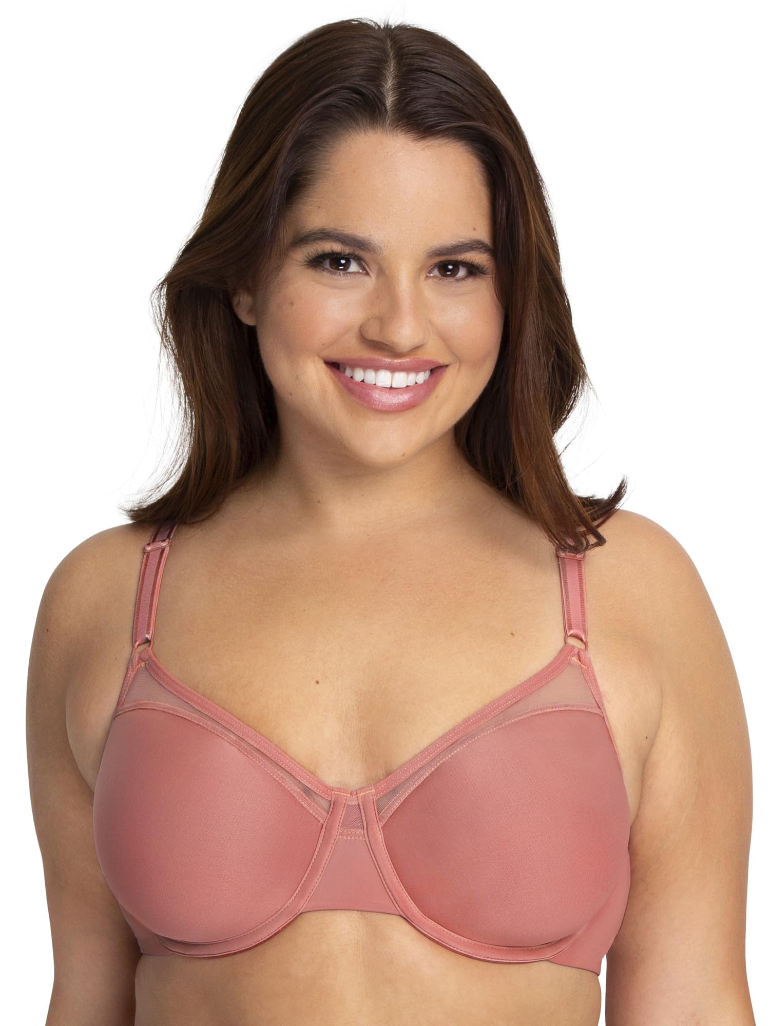 Women's Fit for Me Collection: Plus-Size Wireless Bra - Soft Cotton Comfort & Support