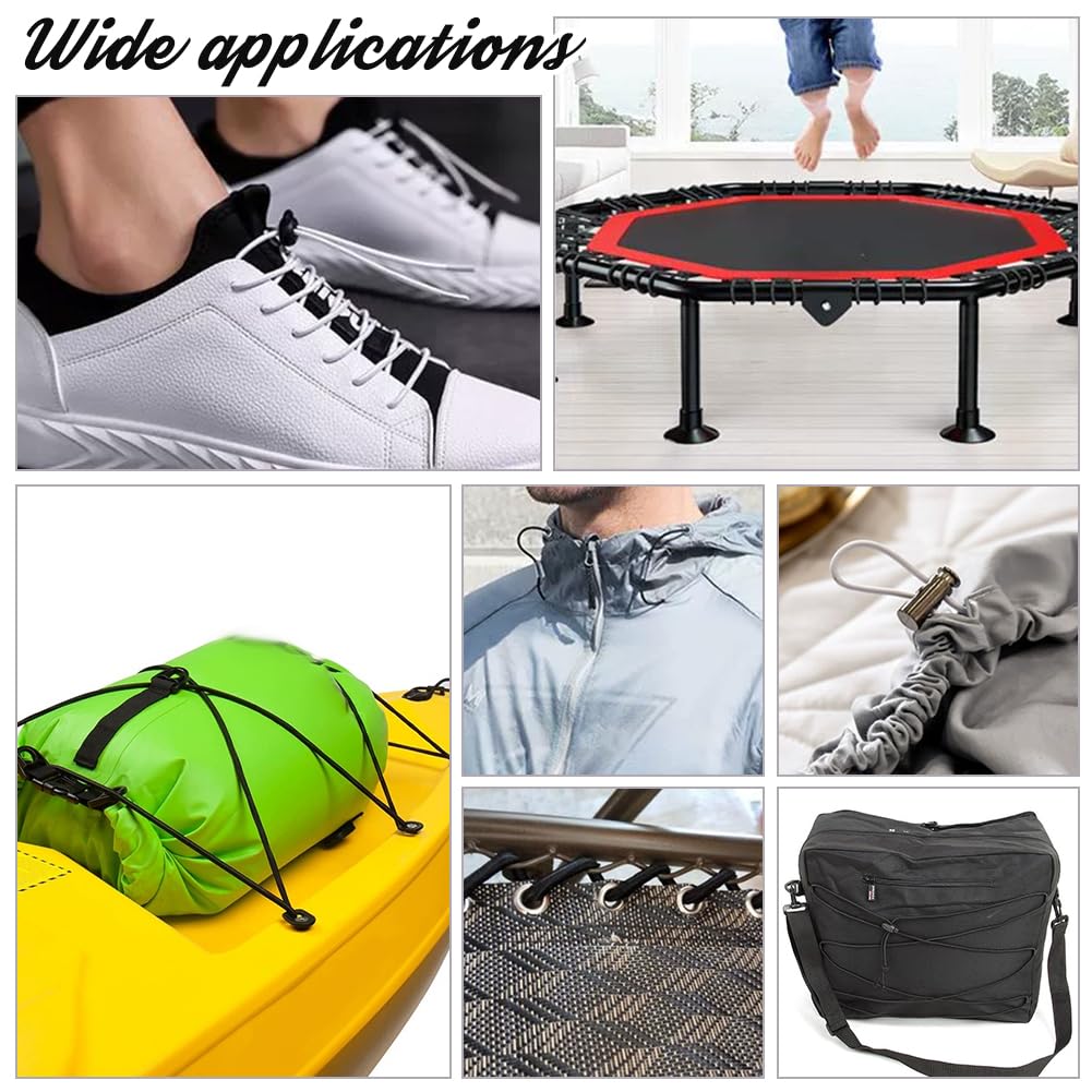 Cordon Élastique-Chapeau Rond Élastique Noir Et Blanc, Artisanat