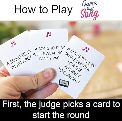 Miniatura 2 de Game That Song 80's Mix Expansion - 50 cartas nuevas - Juego de cartas de música para familiares, adultos y adolescentes. Divertida, adictiva y