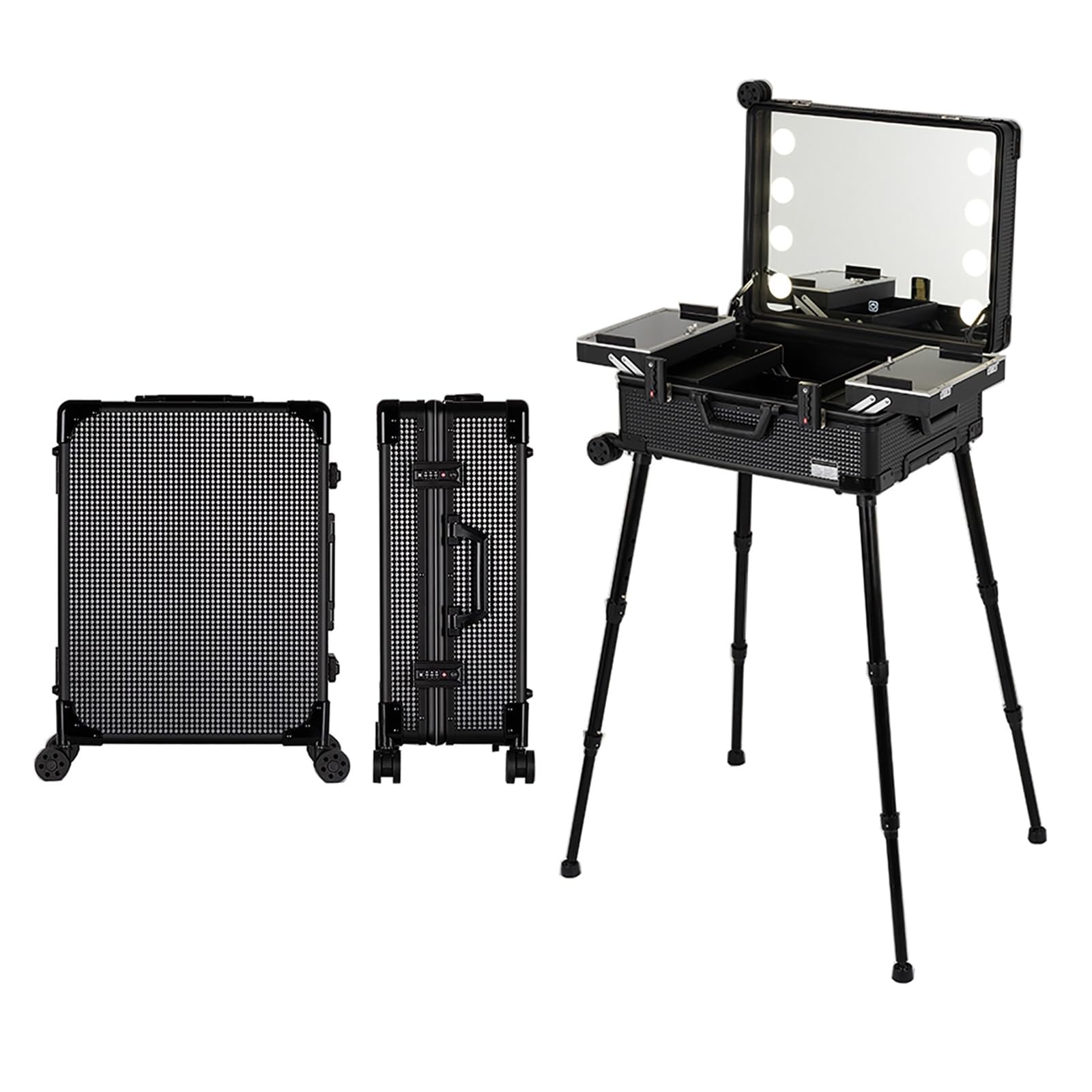 Custodia for il trucco in lega di alluminio