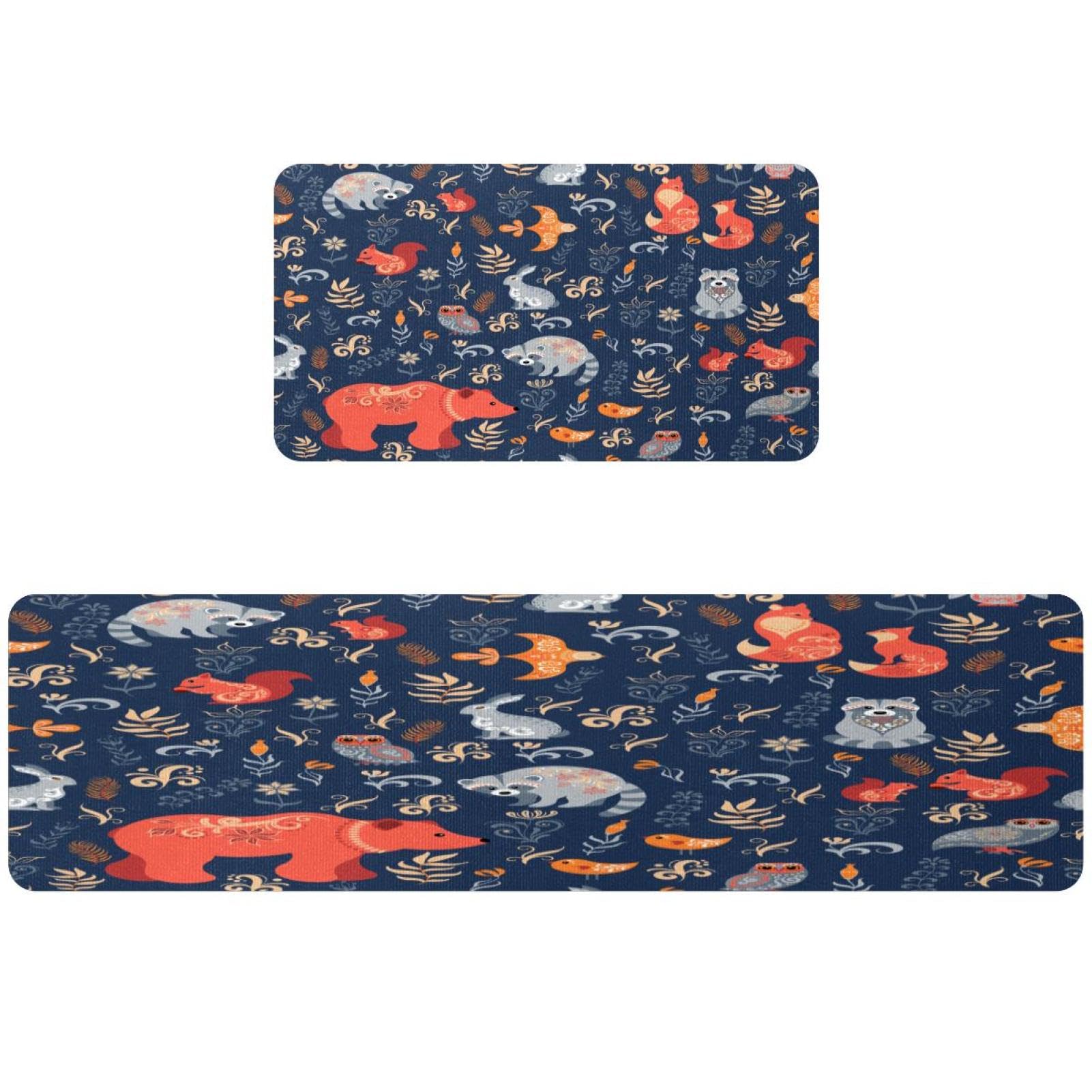 Tapis de cuisine antidérapants évitez les glissades lot de 2 tapis lavables