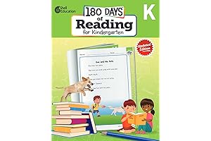 180 Days of Reading for Kindergarten - Reading Comprehension and Phonics Practice