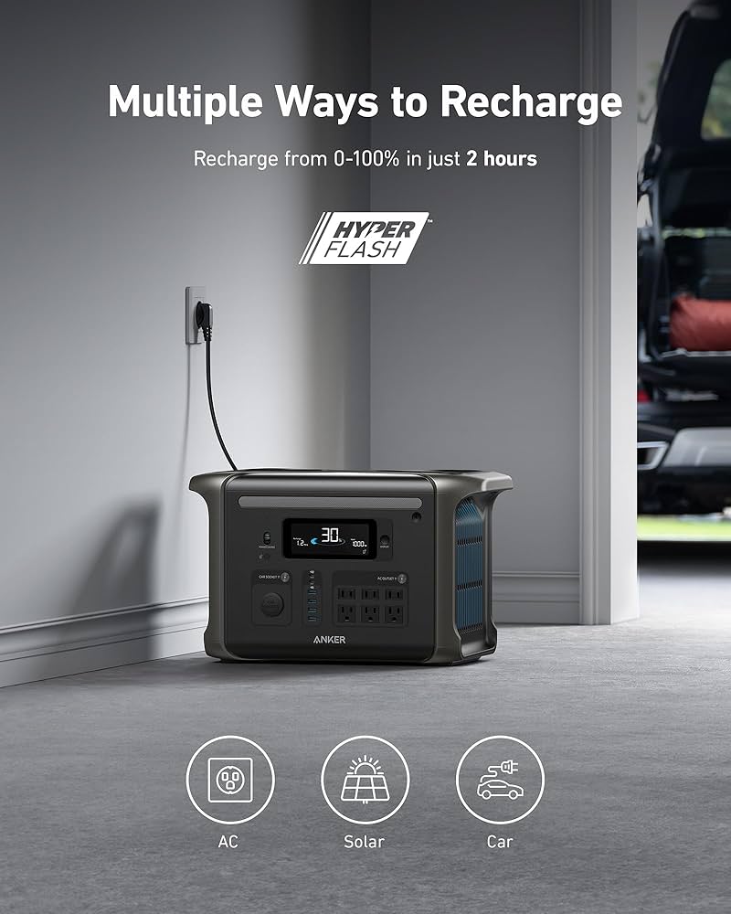 Amazon.com : Anker SOLIX F1500 Portable Power Station, 1800W