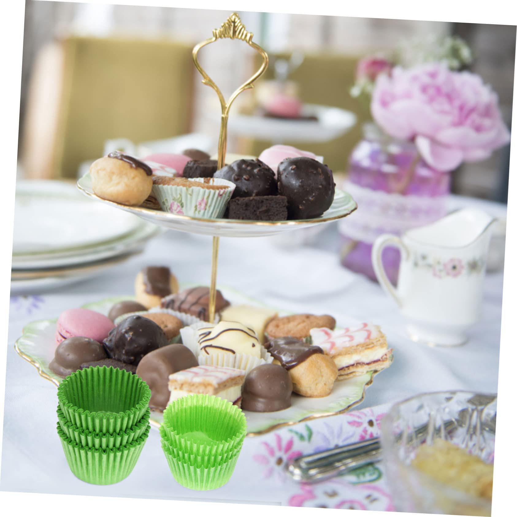 Ciieeo 3 Juegos Bandeja De Pastel Fabricante Portador De La Magdalena Accesorios Cocinita Envoltorio De Cupcakes Vasitos Para Postres Envoltorios Para Muffins Tazas De Pastel 1000 Uds * 3