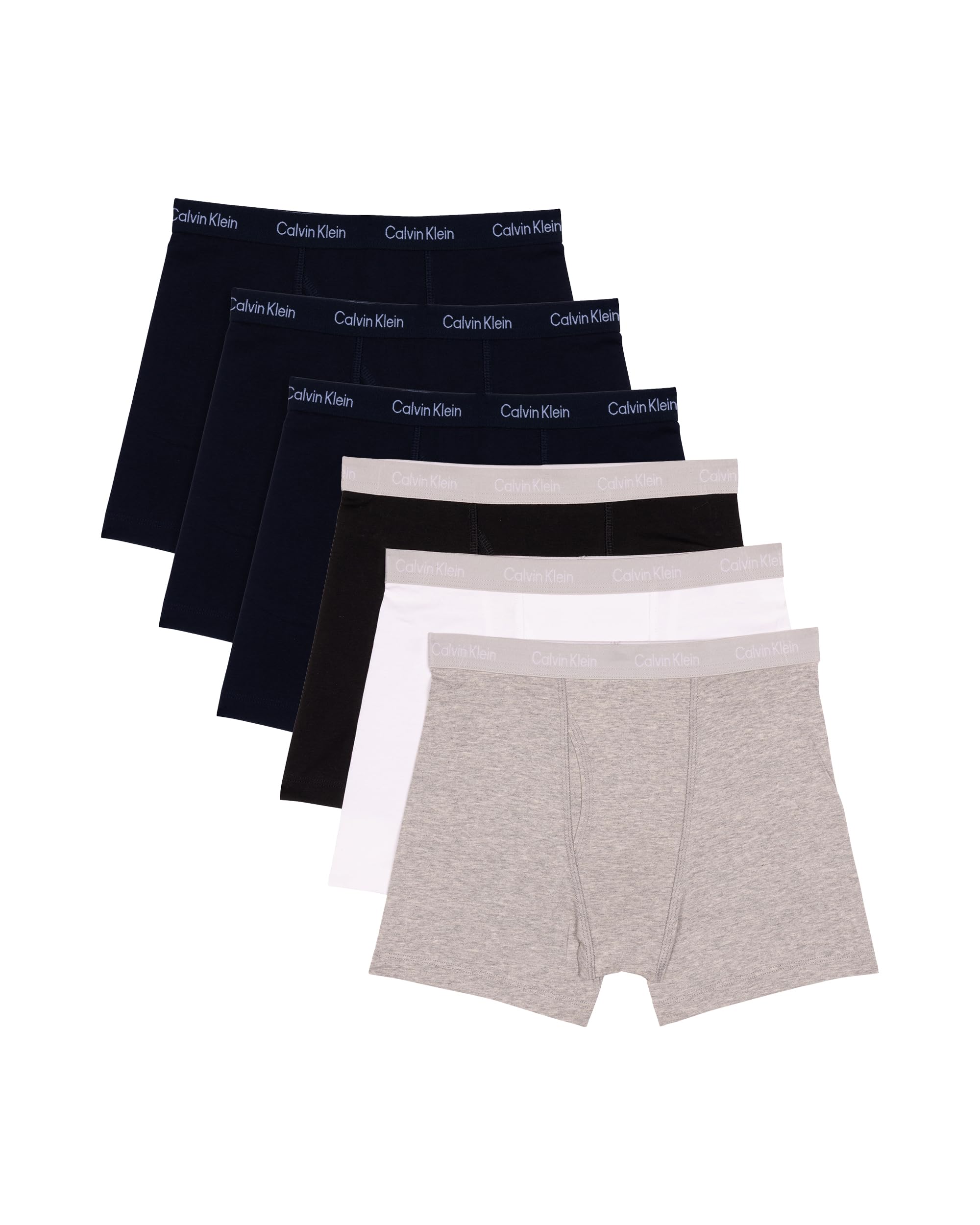 Calvin Klein Kids Boys Modern Cotton Boxer Brief Underwear 6-Pack