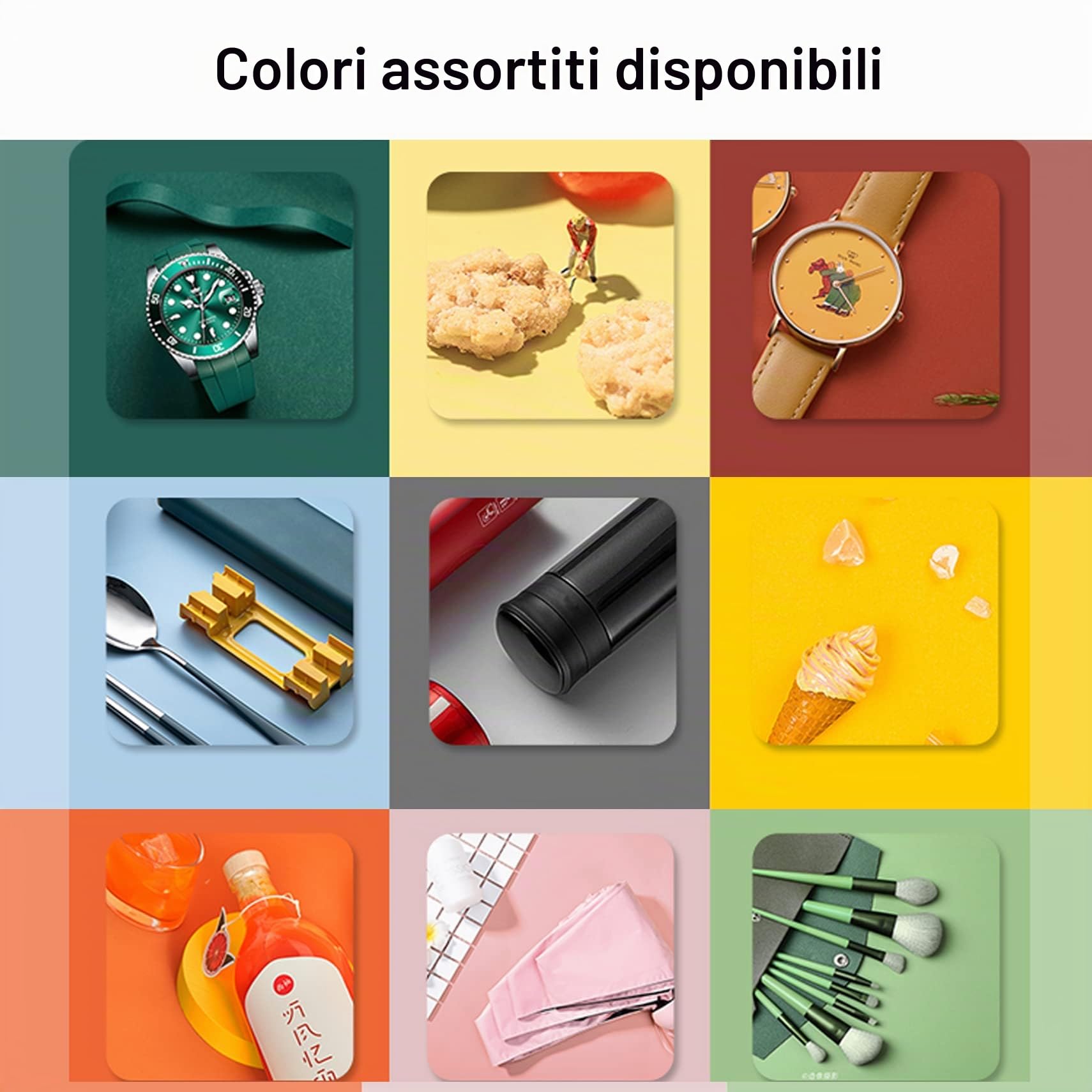 Selens Sfondo in PVC per fotografia, 100 x 150 cm, sfondo fotografico, 9 colori, impermeabile, per studio fotografico, prodotto, ritratto, cosmetici, foto, piatto, piano da tavolo