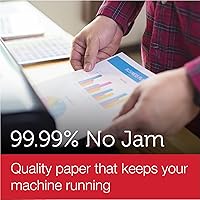 Vista 3 de Office Depot (R) Papel multiuso de marca, papel tamaño carta, brillo 94 (EE. UU.), 20 libras, blanco, 500 hojas por resma, caja de 8 resmas