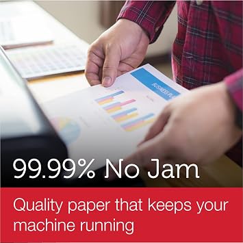Office Depot Multi-Use Printer & Copy Paper, 10 Reams, White, Letter (8.5 x 11), 5000 Sheets Per Case, 20 Lb, 96 Brig