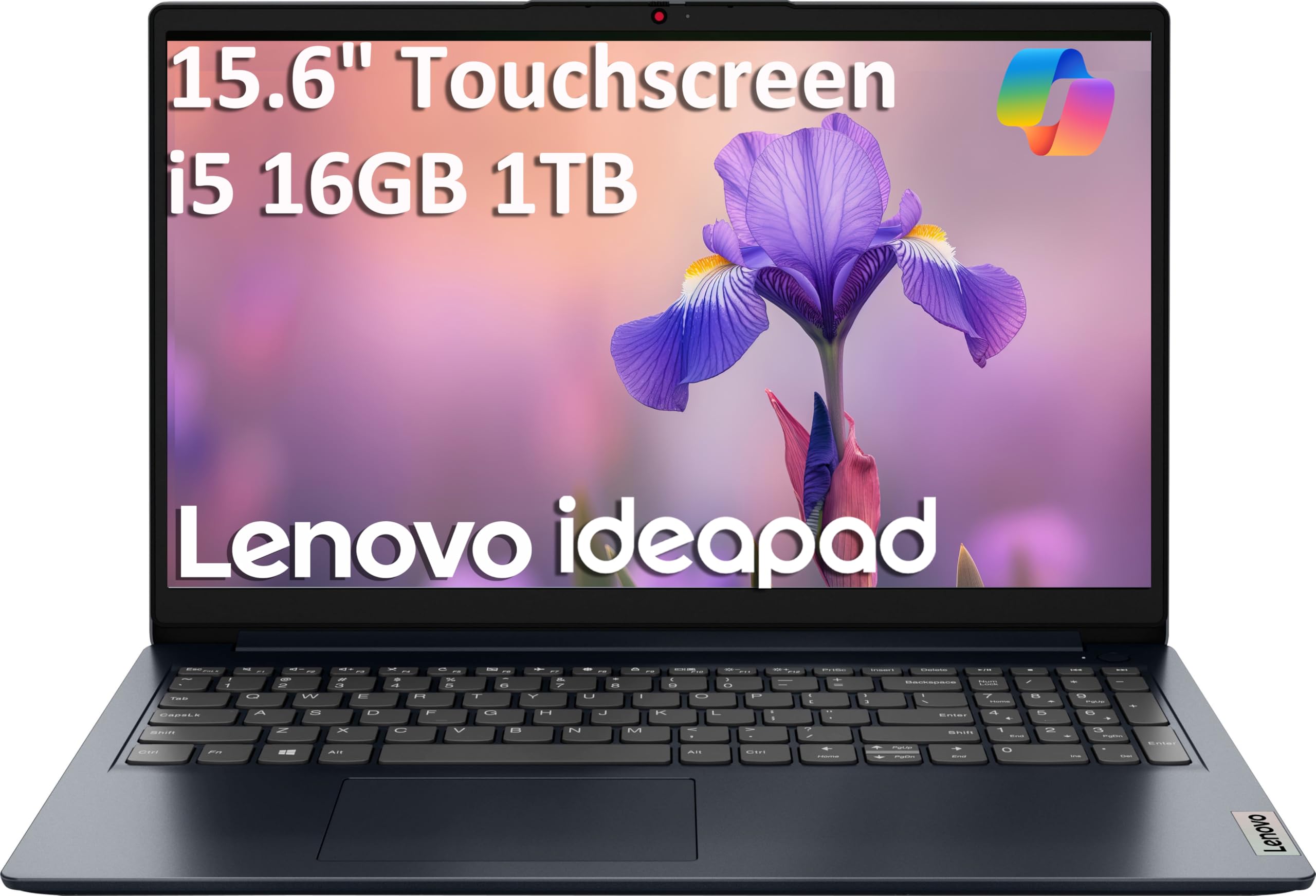 Lenovo IdeaPad 1i Slim Touchscreen Laptop (15.6" FHD, Intel 10-Core i5-1334U, 16GB RAM, 1TB SSD,(>i7-1255U)), for Home, Student, Business, Webcam w/ Shutter,10-Hour Long Battery Life, Win 11 Home