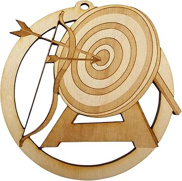 Personalized Archery Ornament, Archer Keepsake