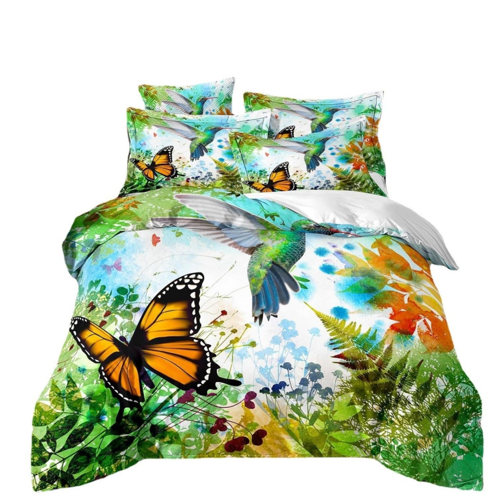 Super King Size Duvet Cover Sets Hummingbird Insect Super King Bedding