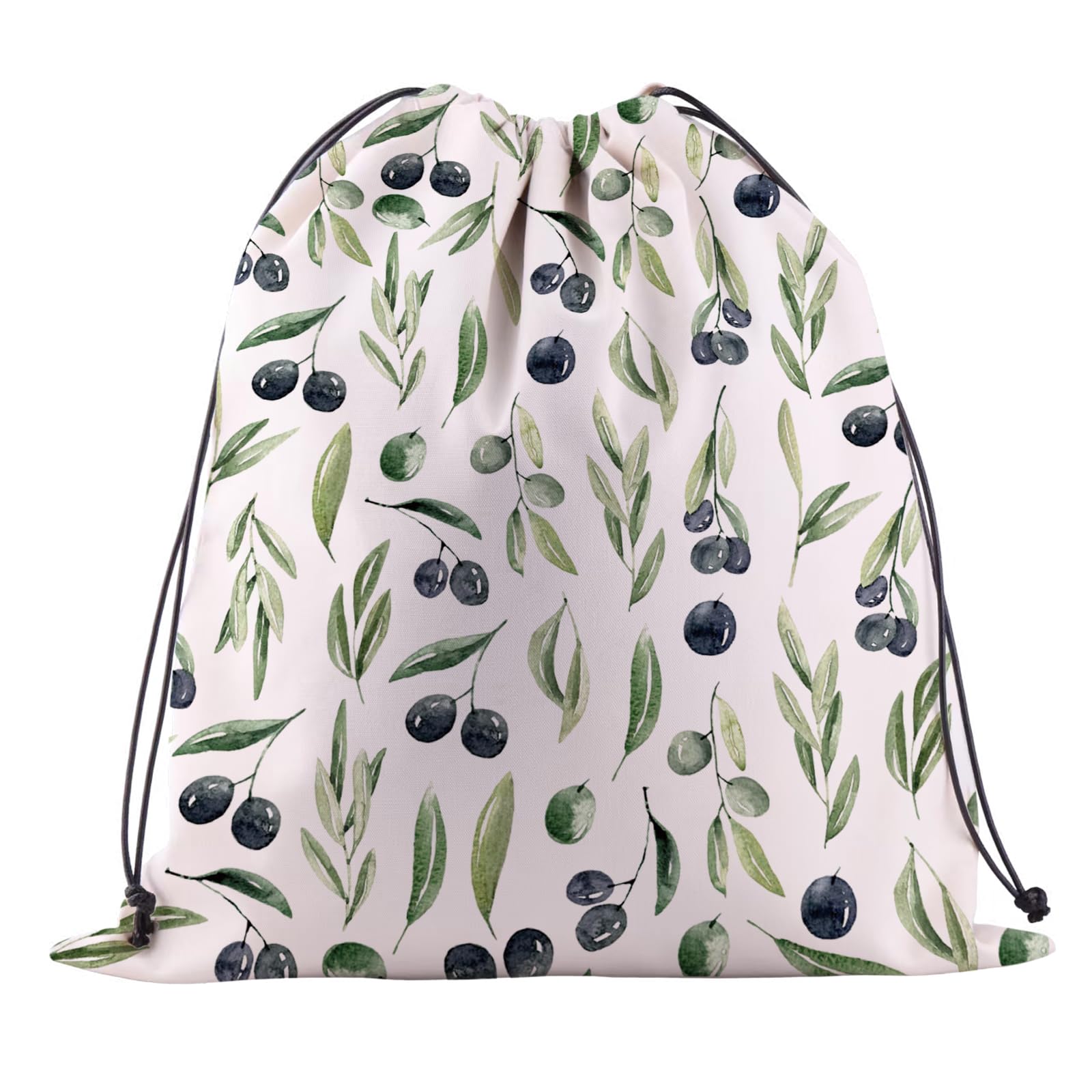 Bolsas de pan de cera de abeja con estampado de oliva para cocina sostenible