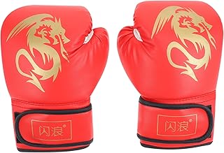 Kisangel Manopla De Couro 1 Par De Luvas De Boxe De Boxe Luvas Resistentes Luvas Esportivas s Luvas De Luta De Boxe Luvas De Sparring Luvas De Boxe Anti-Rasgo Luvas De Boxe