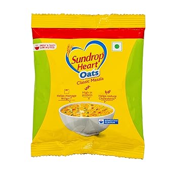 Sundrop Heart Classic Masala Oats -35g - image, photos