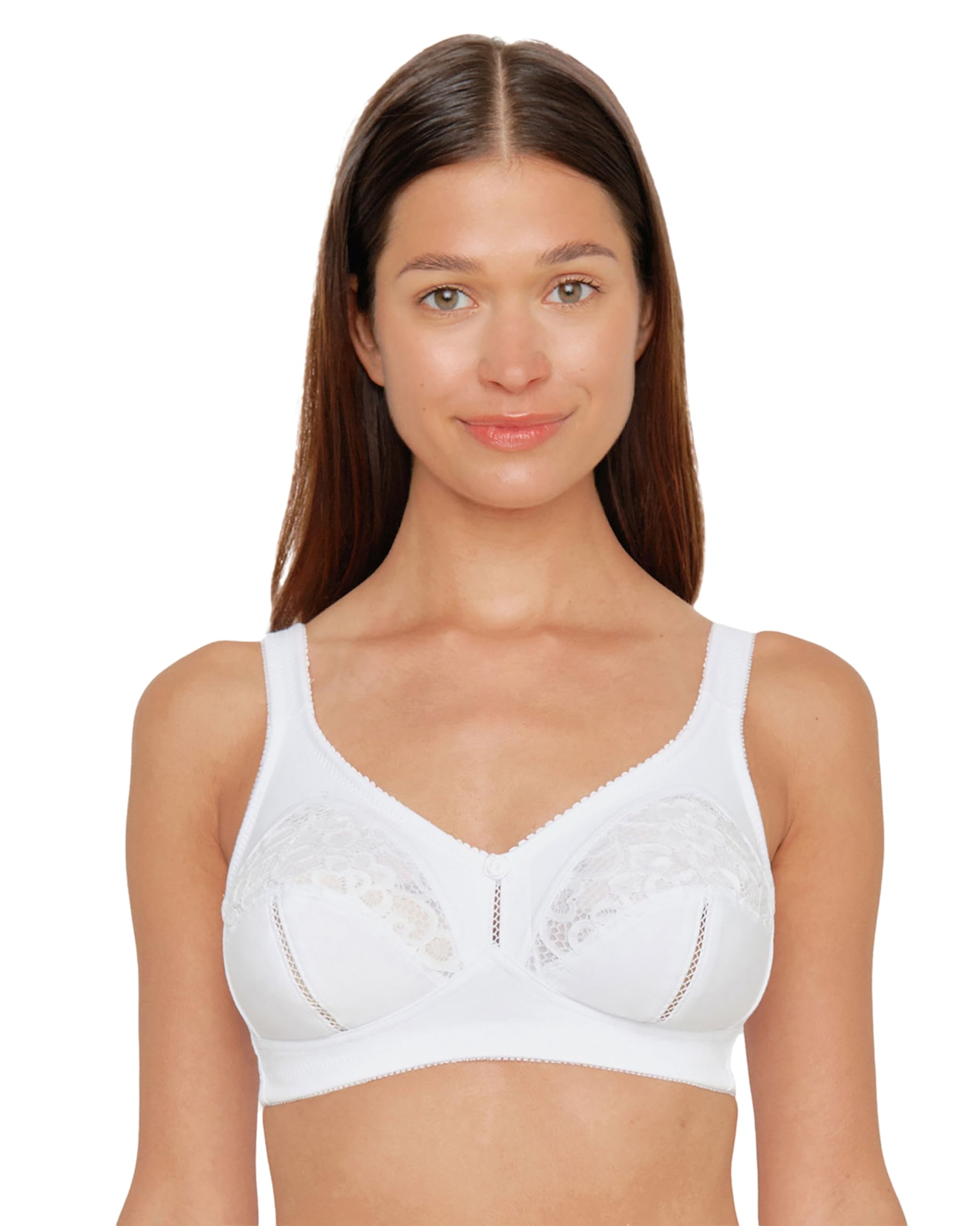 Susa Entlastungs BH Damen ohne Bügel Topsy Plus - Damen-BHS mit verstellbaren Trägern - Verstärkte Cup Blenden - Entlastung