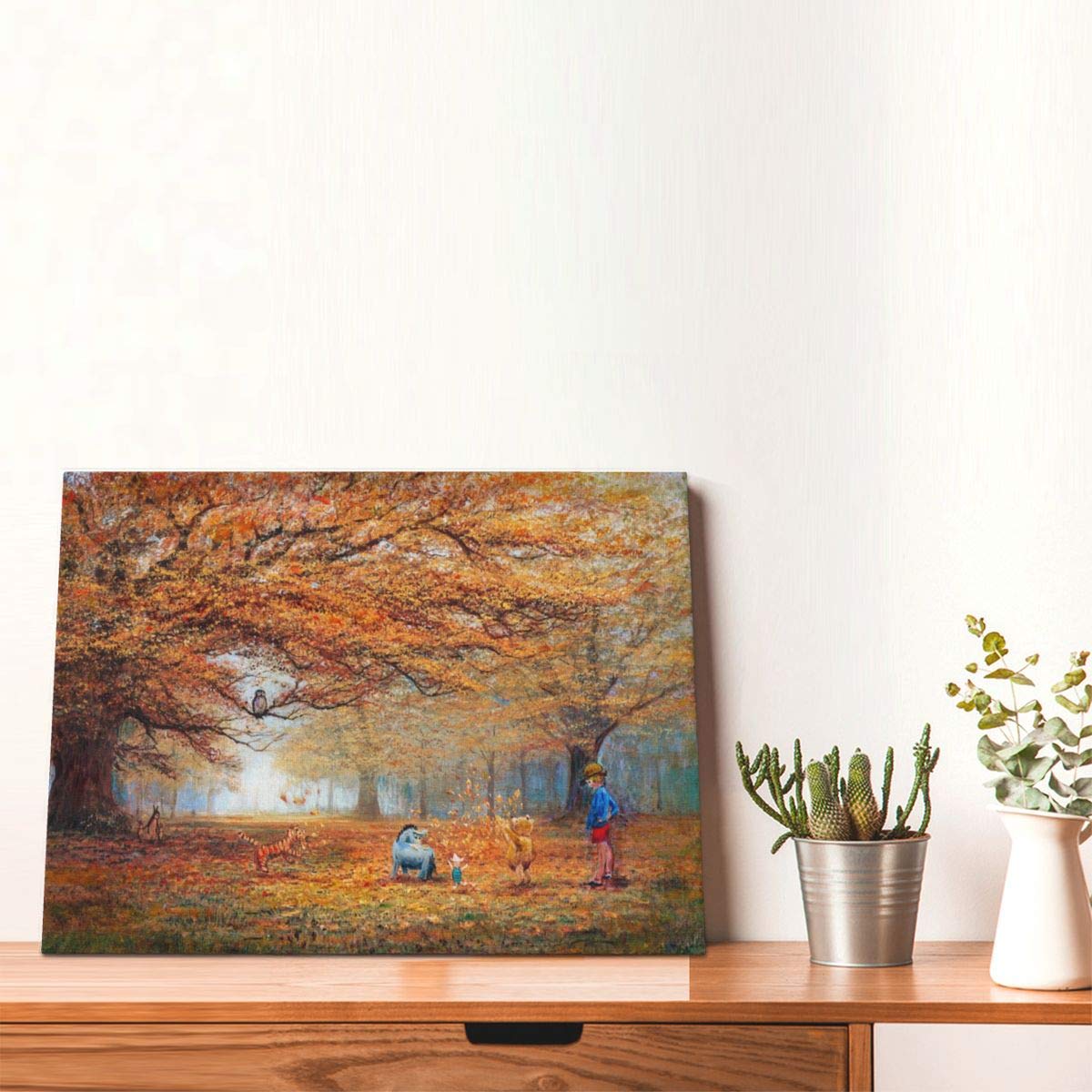 絵画 ピーターエレンショー＆ハリソン プーさんの小枝 作品保証書付 ピーター・エレンショウ「くまのプーさんより『The Knighting of