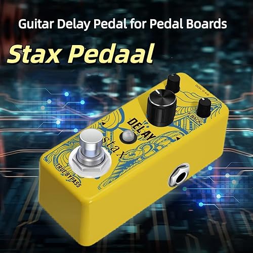 Vista 130 de Stax Pedales de efectos de compresor. Sonido clásico de compresión óptica. Ataque suave y atenuación. Conservando el transitorio de la señal Línea