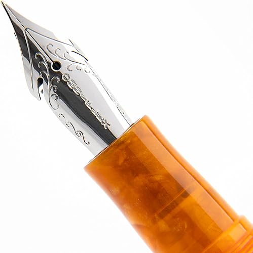 Miniatura 2 de Pluma estilográfica Conklin All American en naranja Sunburst  Punta ancha, diseño vibrante y artesanía superior  Regalo ideal para profesionales y