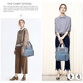 MIYCOO Lunch Bag & Lunch Box for Men Women, Double Deck Leakproof Insulated Soft Large Adult Camping Cooler bag for Work, Beach, Picnic, Travel (Blue, 15L)