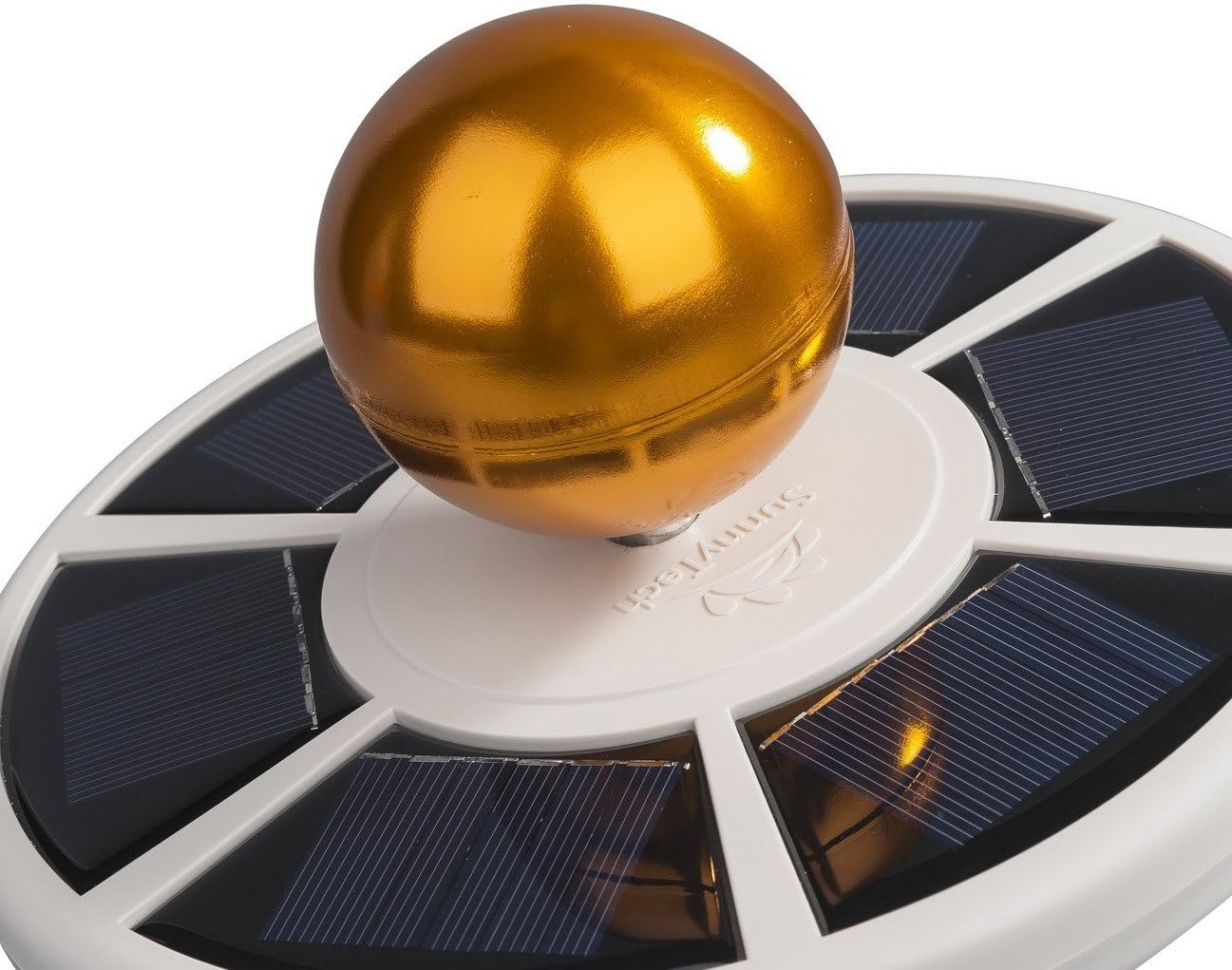 Sunnytech 2nd Generation Solar Flag Pole 20led Light, Brightest, Most Powerful, Longest Lasting & Most Flag Coverage, LED Downlight Light up Flag on Most 15 to 25Ft Flagpole, Upgraded Electric Circuit : Outdoor Figurine Lights : Patio, Lawn & Garden