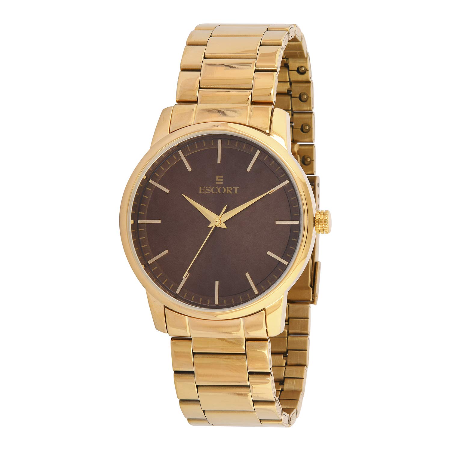 Escort Analog Brown Dial Mens Watch-E-1650-7113GM.9 (B08QNMCQWC) Amazon Price History, Amazon Price Tracker