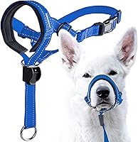 Vista 9 de GoodBoy - Cabestro con correa de seguridad para cabeza de perro, evita que se tiren de la correa, con acolchado para tamaños pequeños, medianos