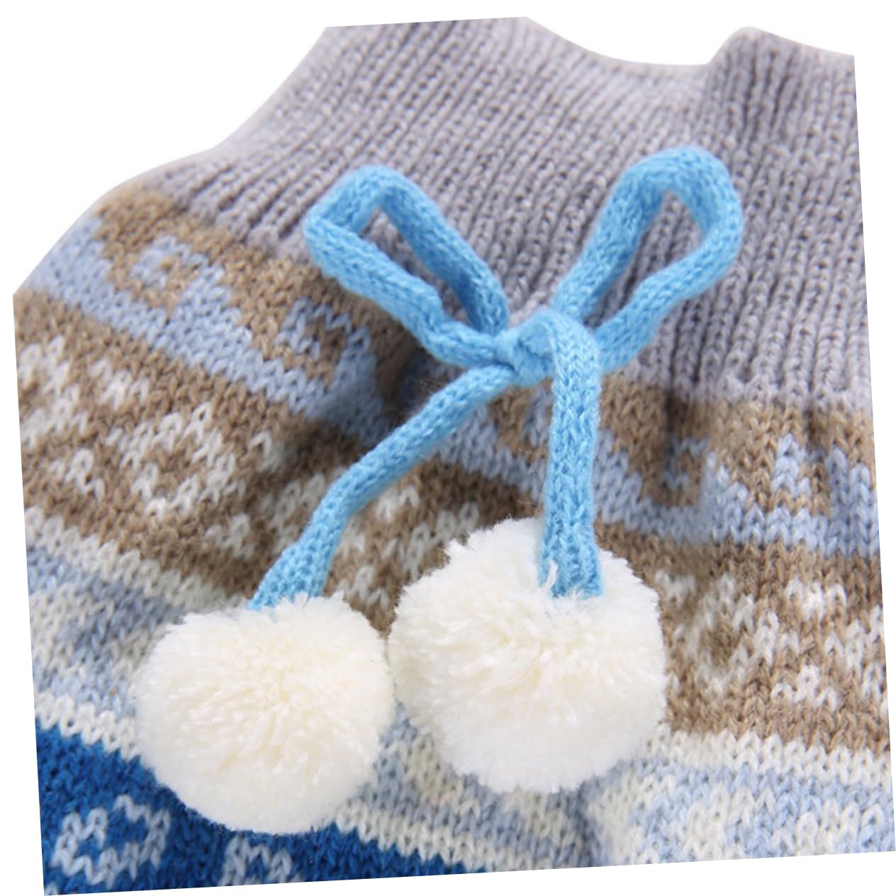 Mipcase 3 Pz Maglione di Natale Costume da Cane Gatto di Natale Bomboniere Natalizie per Cani Maglione Natalizio per Animali Domestici Abbigliamento per Animali Domestici di Blue