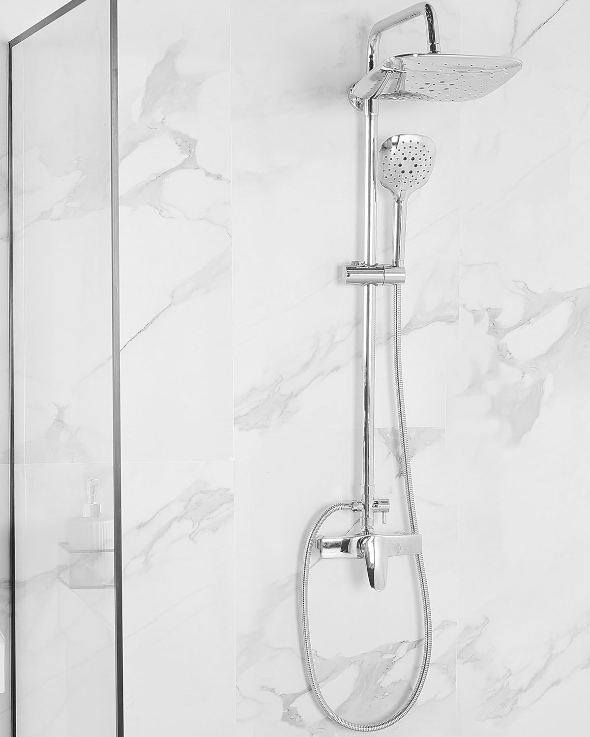 Shower Column installed in a modern bathroom