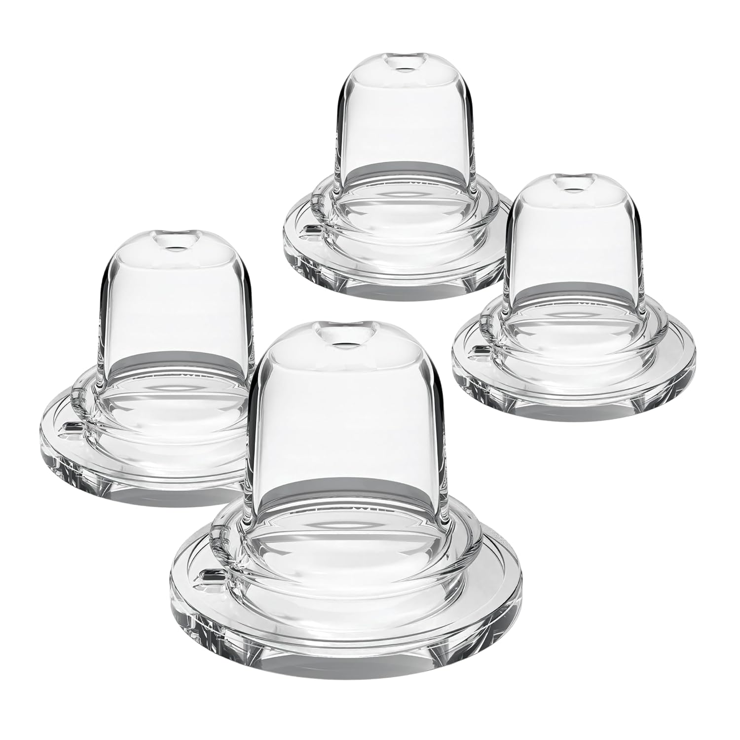 Dr. Brown's Milestones Options+ Narrow Sippy Spouts, 4-Pack | Soft 100% Silicone Baby Bottle Sippy Spout, 6m+, 4 Count