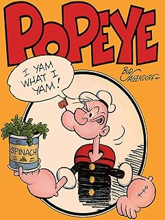 Popeye The Sailor Man I Yam What I Yam Cartoon Metal Sign