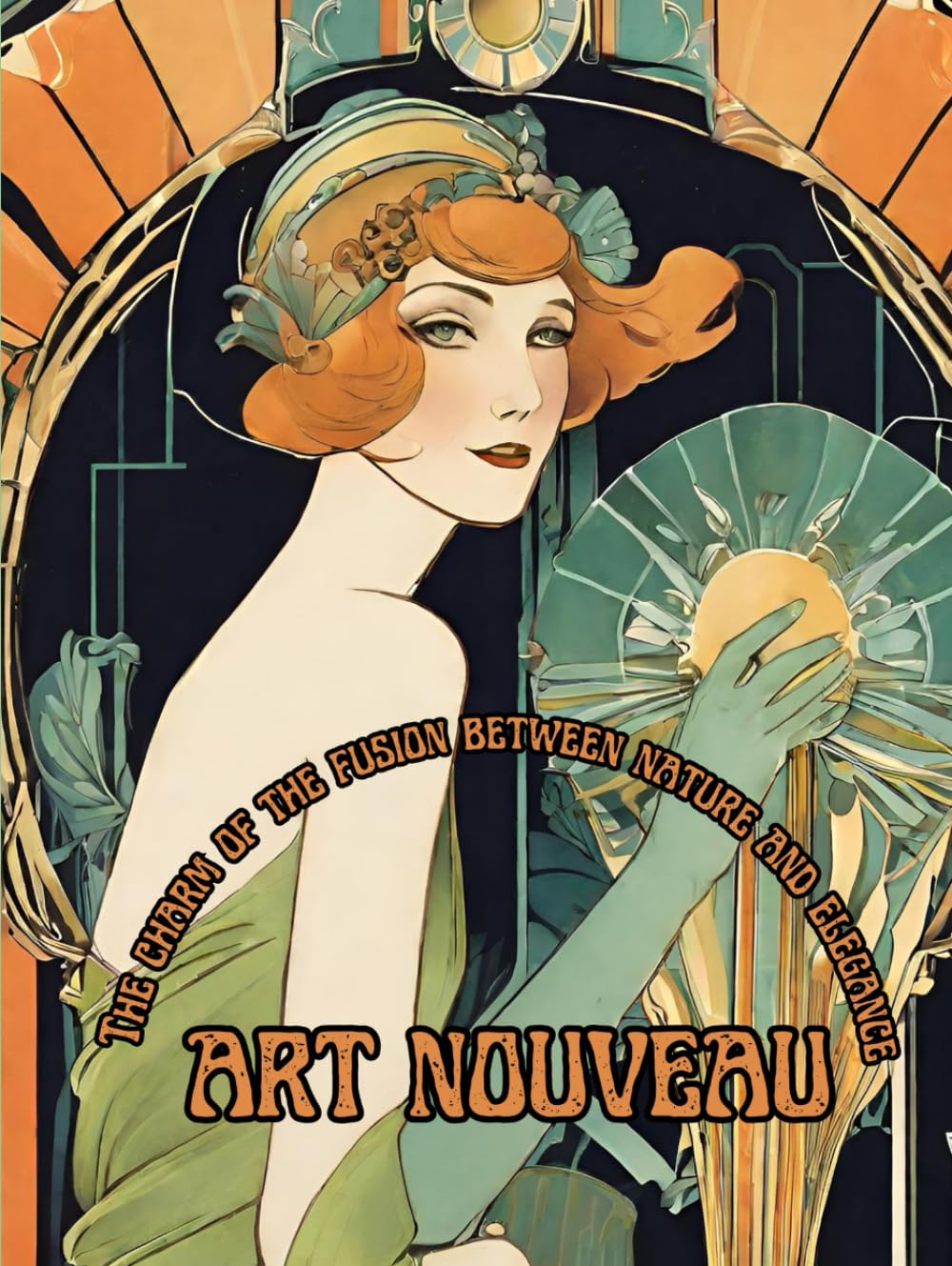 Art Nouveau nature et élégance : objet de décoration rétro vintage chic