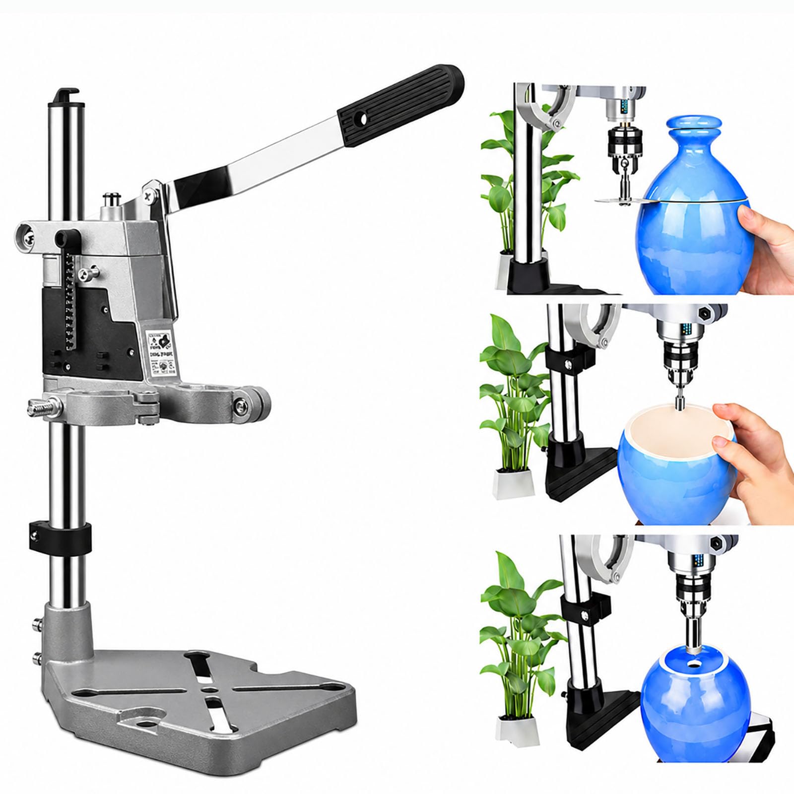 QINPI Electric Glass Bottle Cutting Machine, DIY Bottle Cutter Rotary Tool Kit for Drilling, Sanding, Polishing and Cutting Wine Bottles, Glass and DIY Crafts