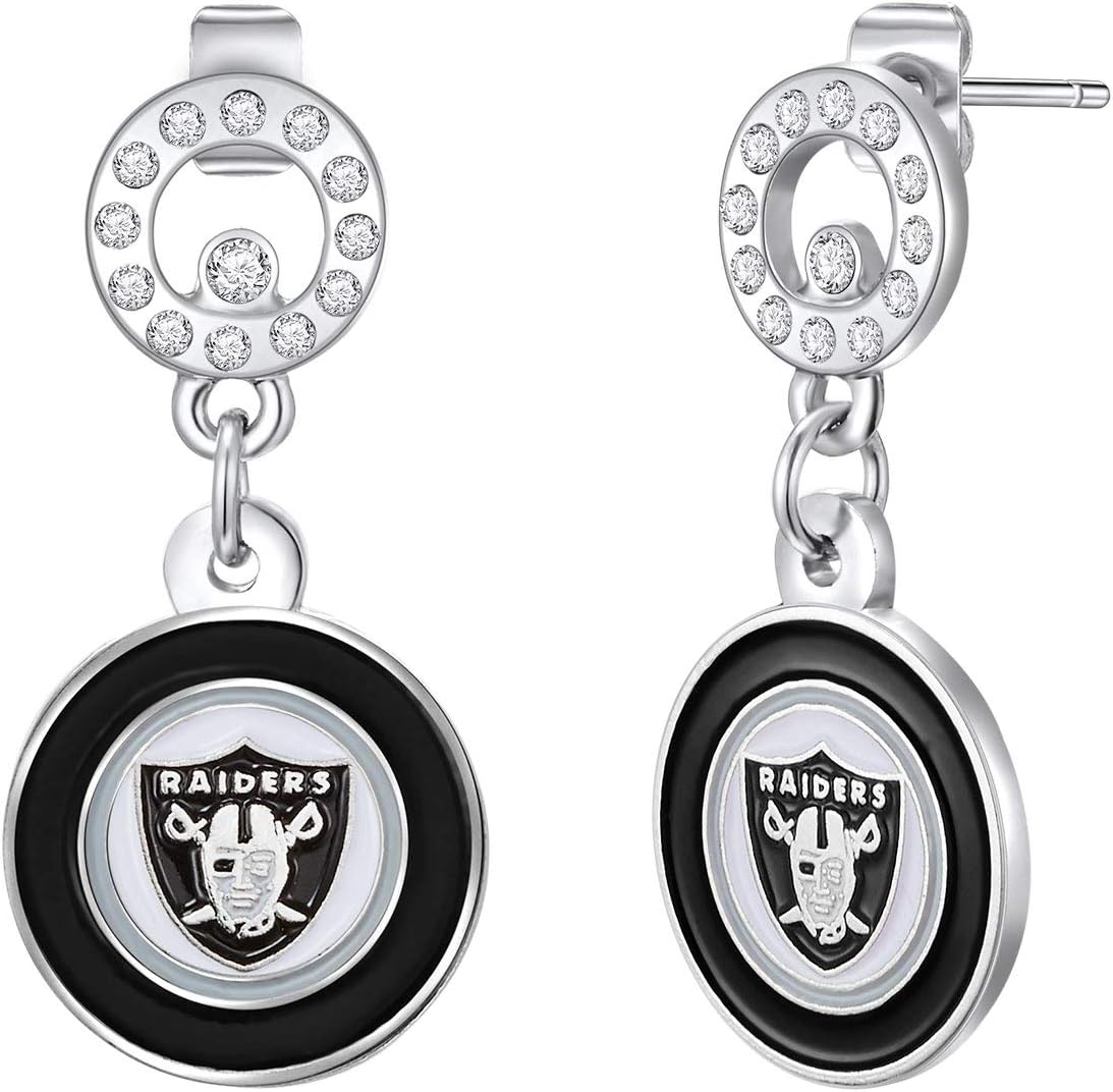 NFL Circle Post Earrings
