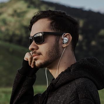 KZ AST in-Ear Monitor, 12 BA Driver HiFi Earphones, Bass Noise Cancelling Headphones with Detachable 2pin Cable for Audio Engineers Musicians Audiophile